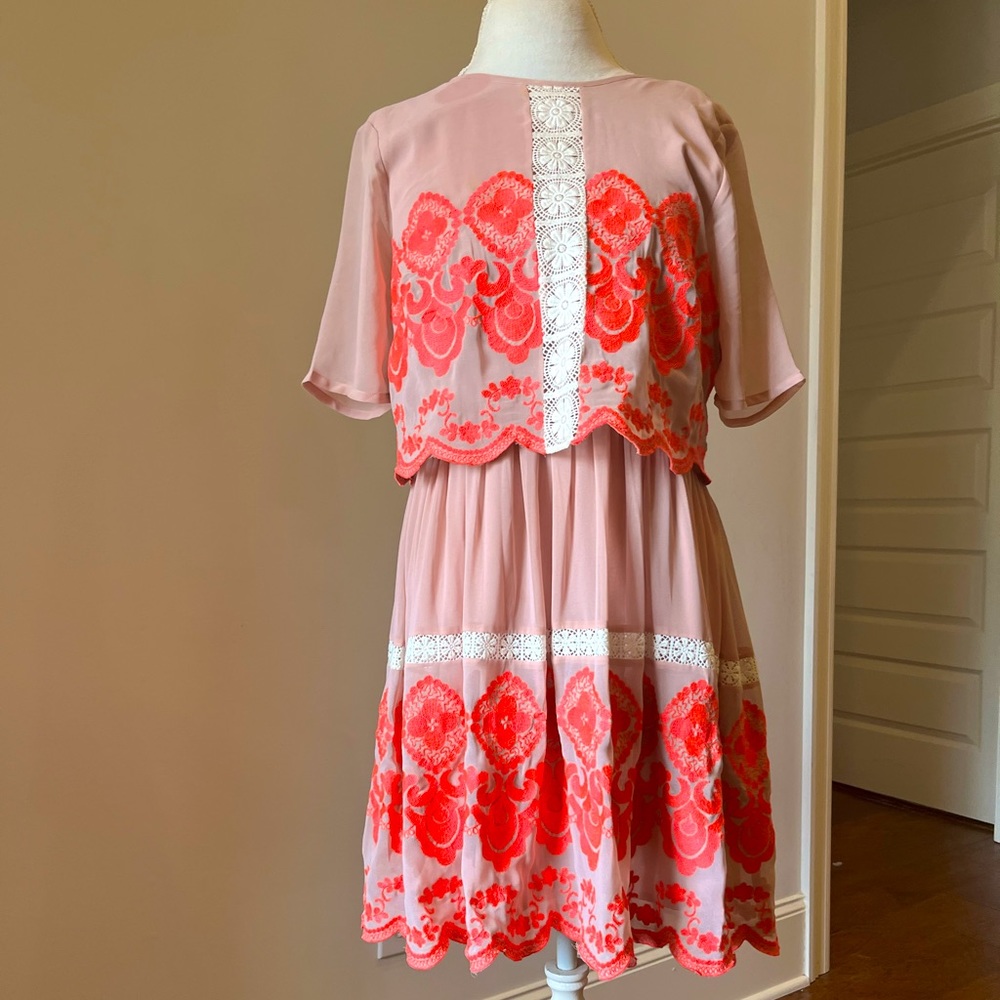 ASOS embroidered dress